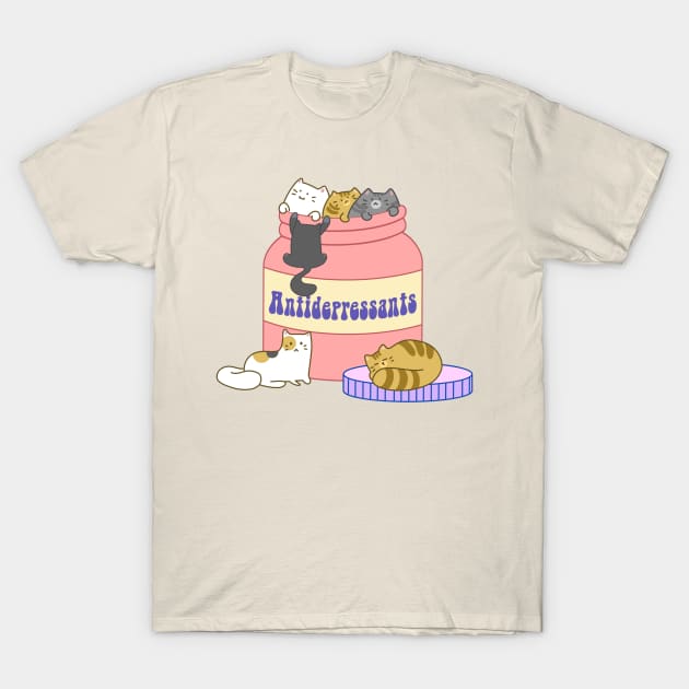 Antidepressants T-Shirt by DreamPassion